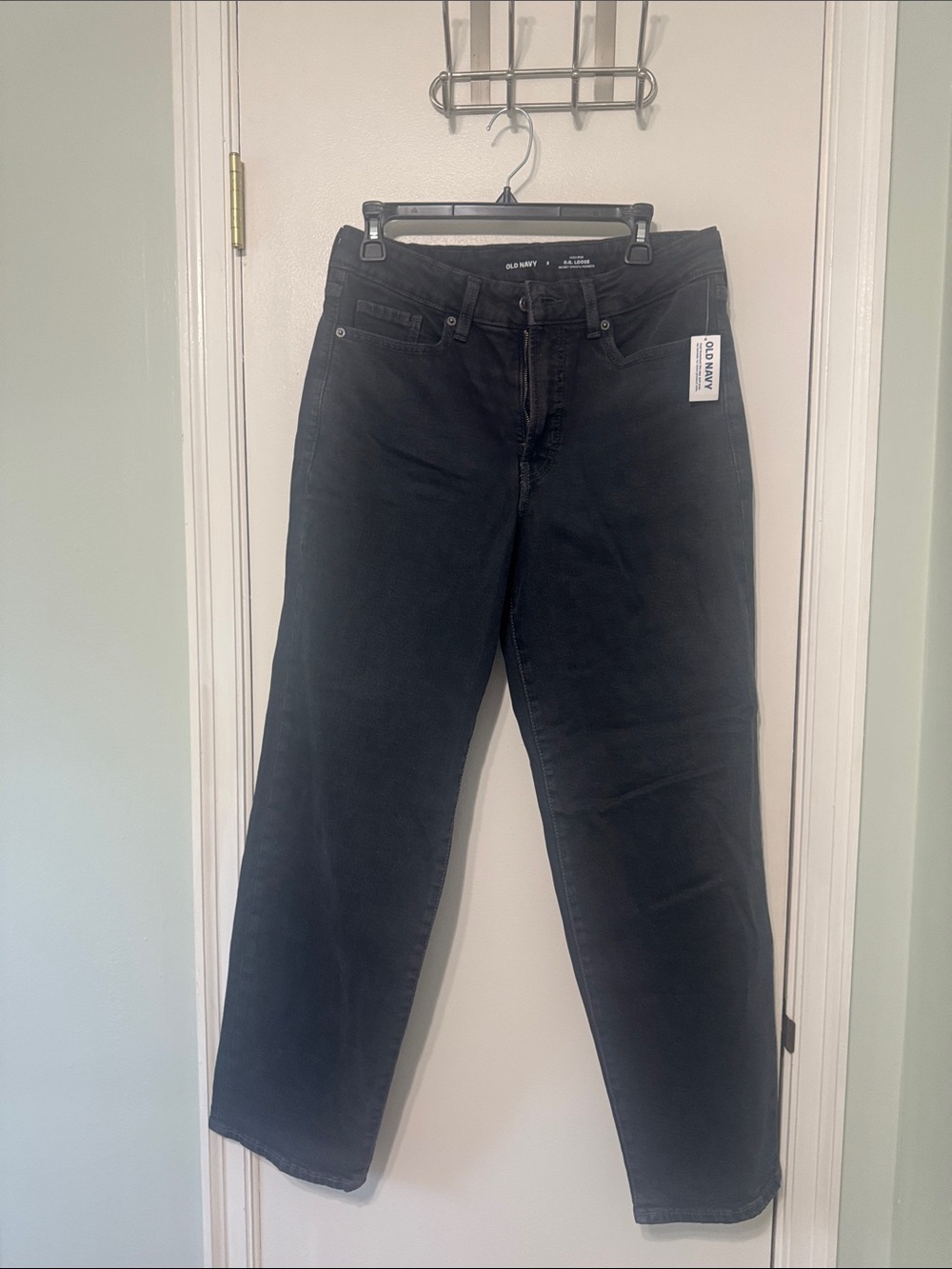 Old Navy Black Straight-Leg Jeans - Classic Women's Denim